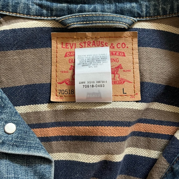 LEVI’S EXCEPTIONAL!! VINTAGE NWOT TRUCKER JACKET - Picture 8 of 8
